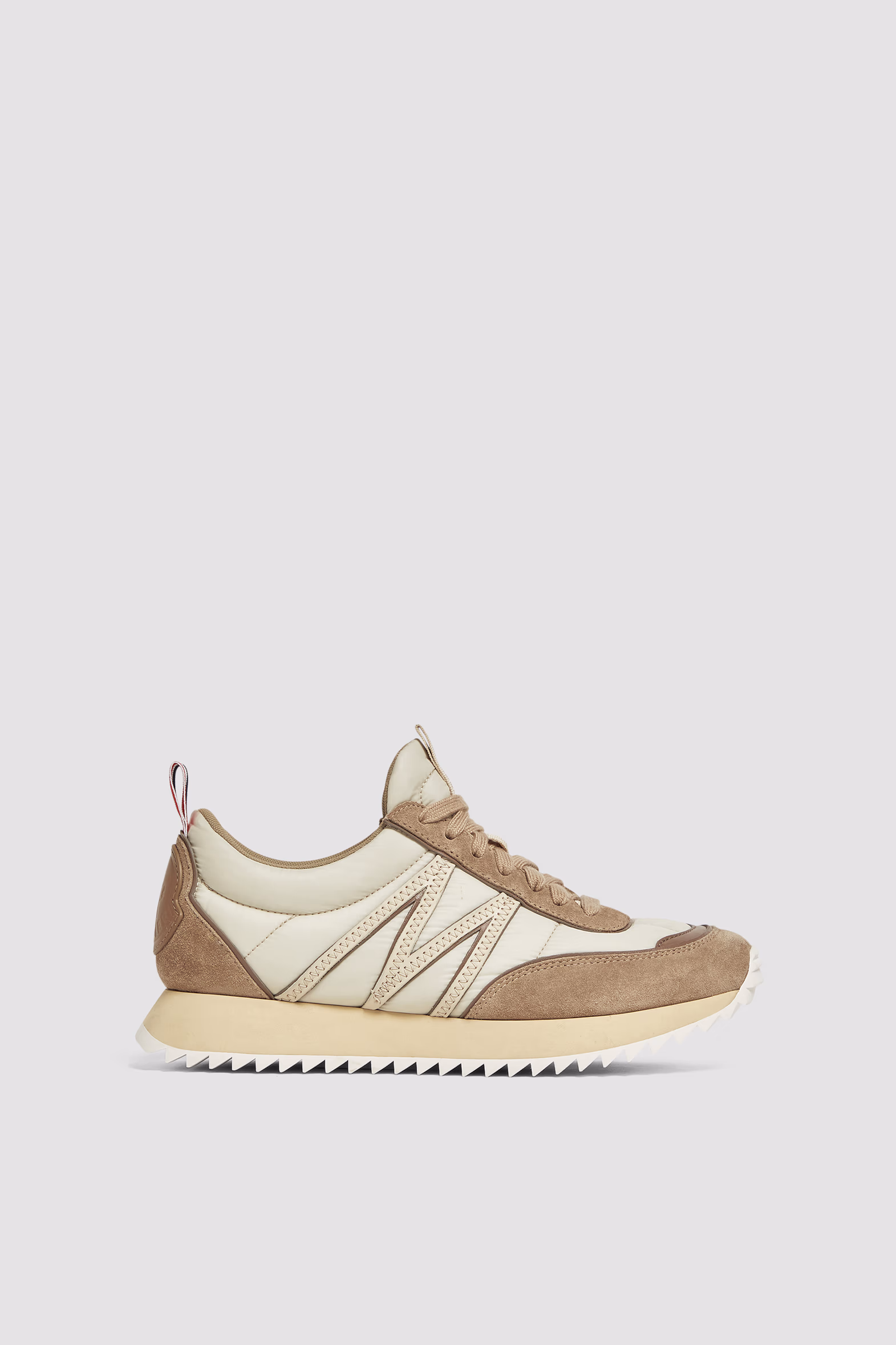 Pacey Suede Sneakers Men Light Beige Moncler 0